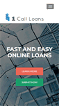 Mobile Screenshot of 1callloans.com